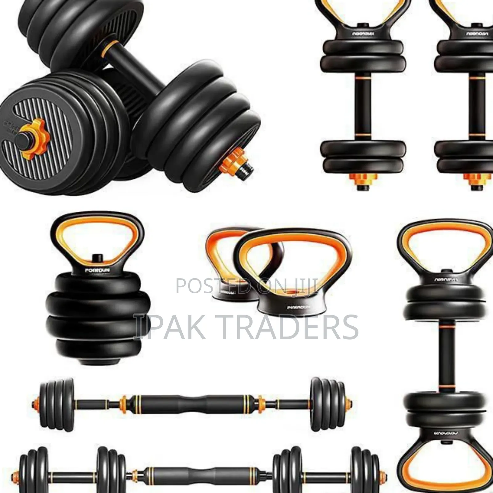 6 in 1 *50kg* Kettlebell/Barbell