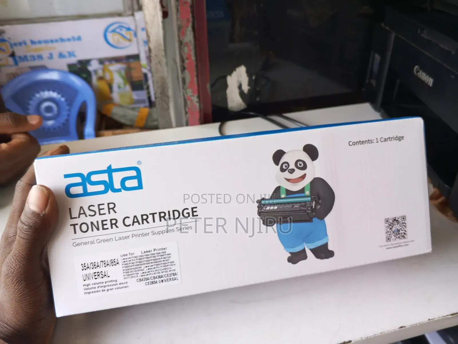 The Asta 85a (Ce285a) Black Toner Cartridge Is A High-quality