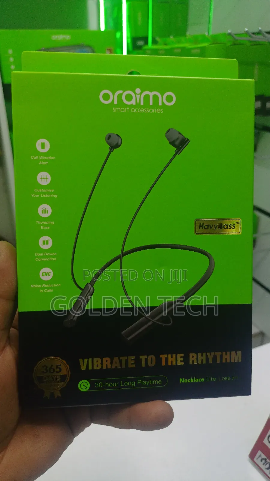 Oraimo Necklace Lite Bluetooth Neckband – Clear Sound Comfort
