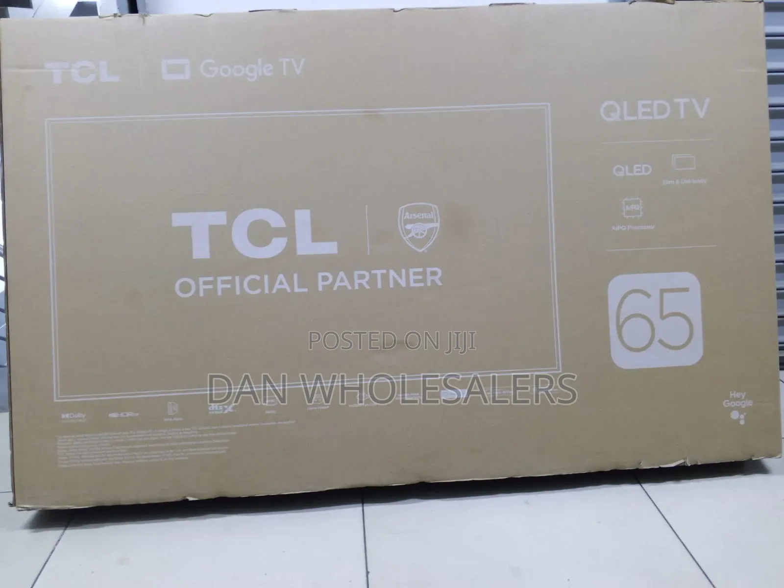 65" TCL Tv Qled Google Tv 65 Inch Premium Ultra Hd Ai Pq Processor