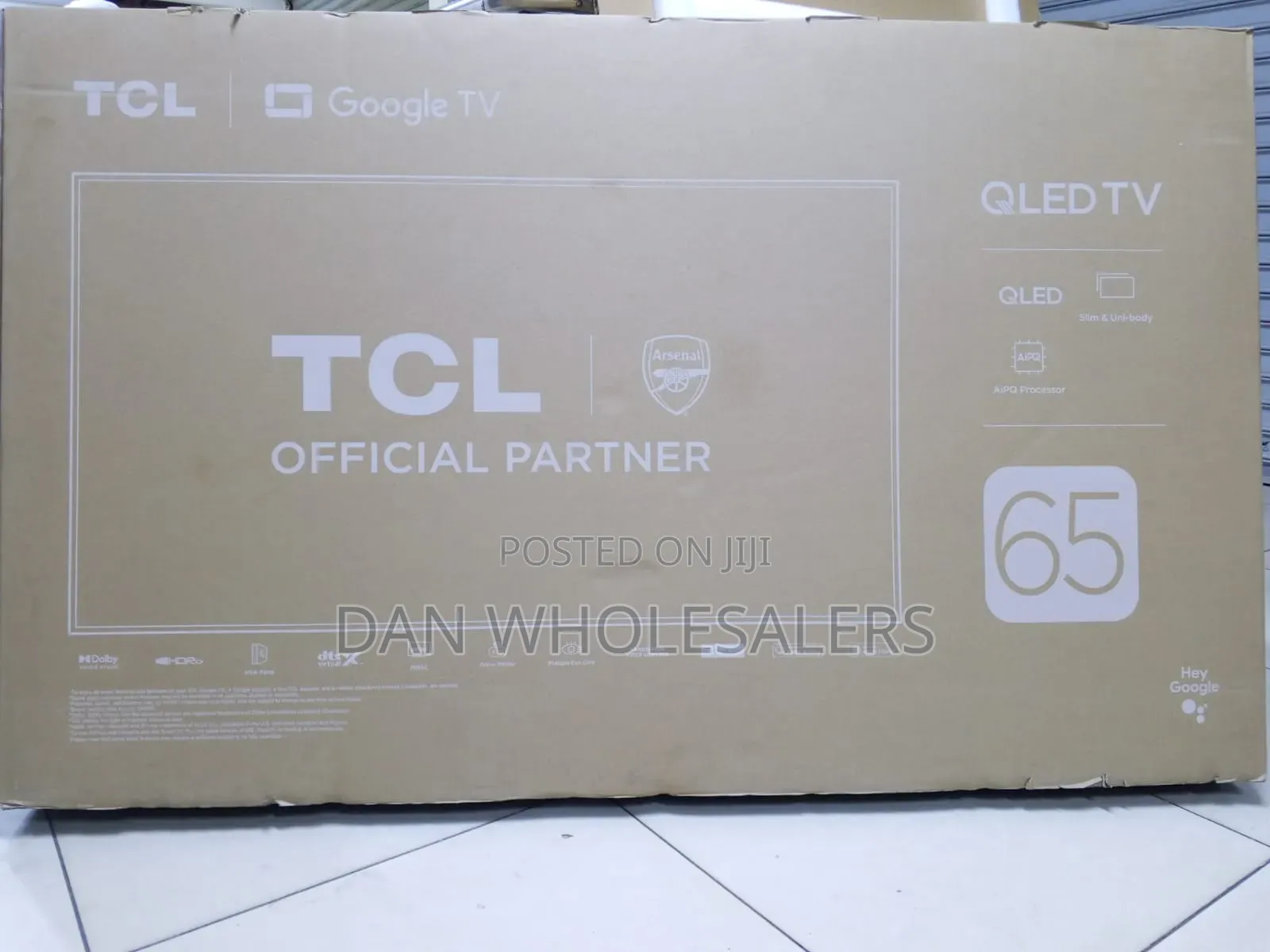 65" TCL Tv Qled Google Tv 65 Inch Premium Ultra Hd Ai Pq Processor