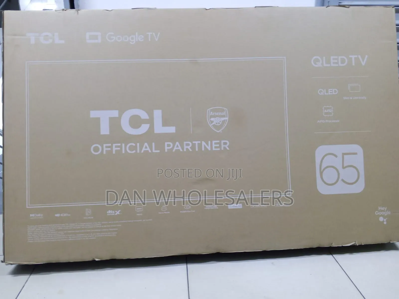 65" TCL Tv Google Tv Qled 65 Inch Ultra Hd Smart Tv With Ai Feature