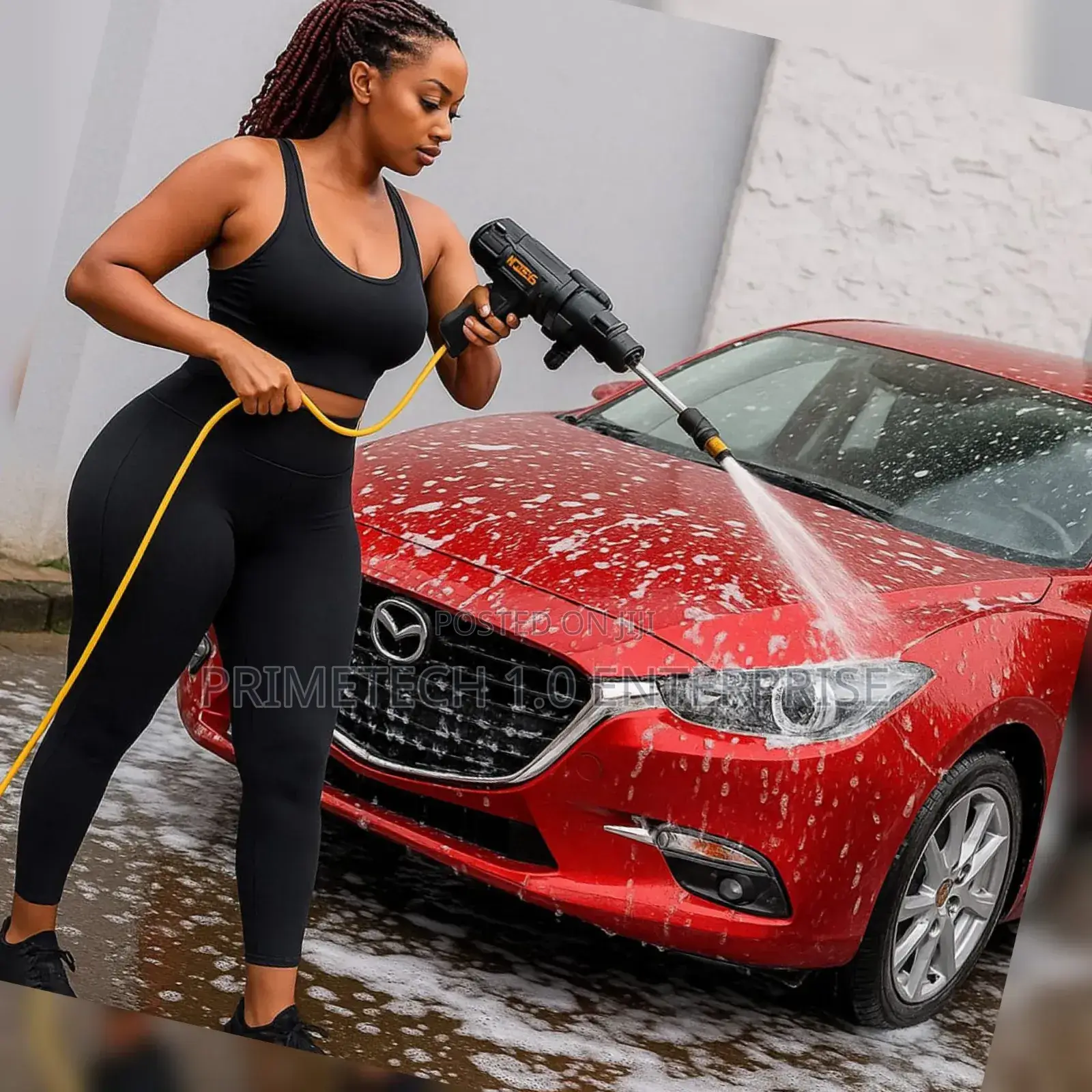 Wireless Home Use Double Batteries Car Wash Gun
