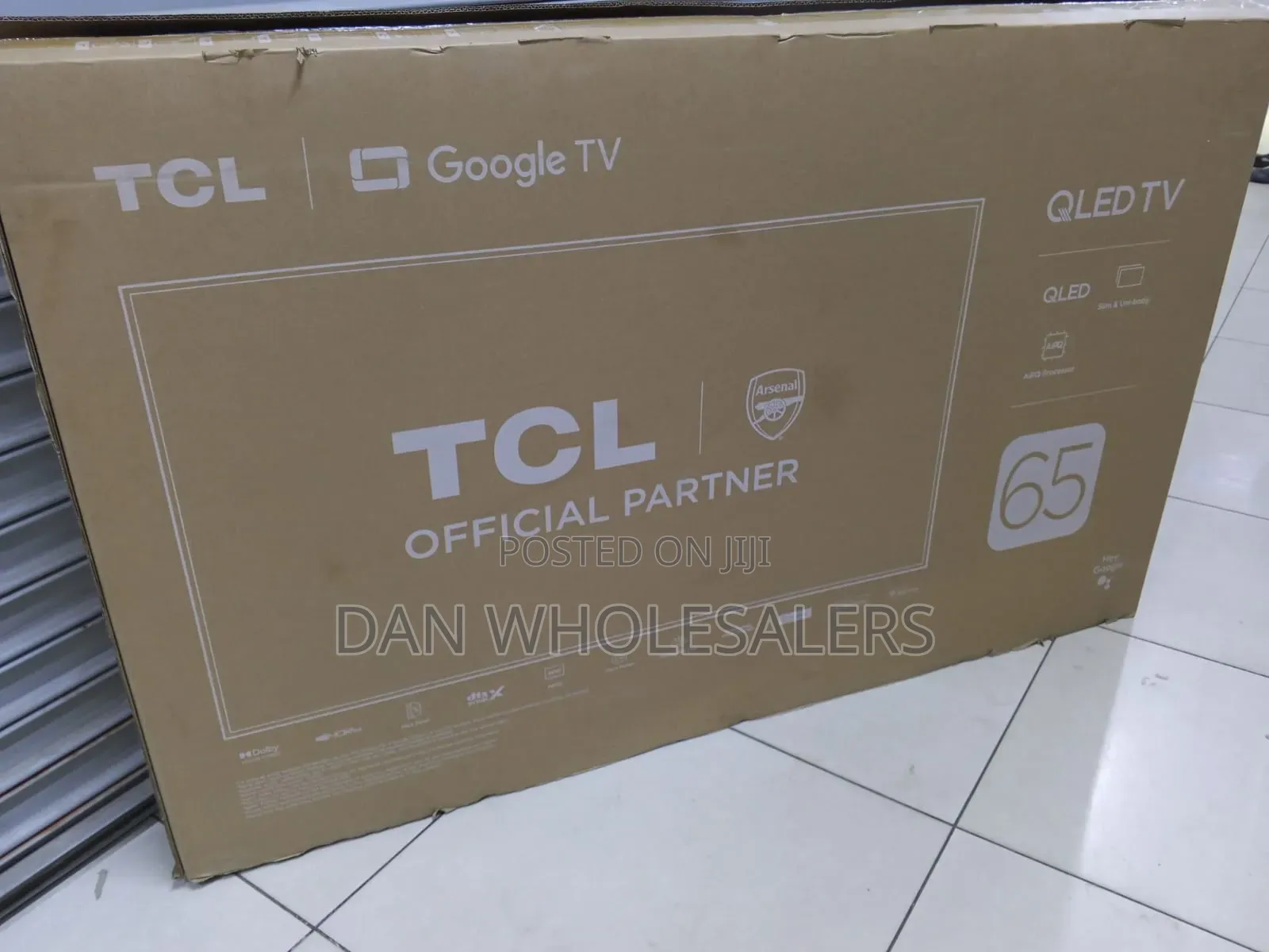 65" TCL Tv 65 Inch Qled Smart Tv Google Tv Ultra Hd With Hdr10+