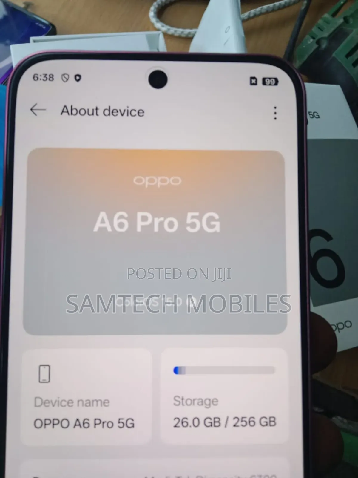 New Oppo A6 Pro 256 GB Rose Gold