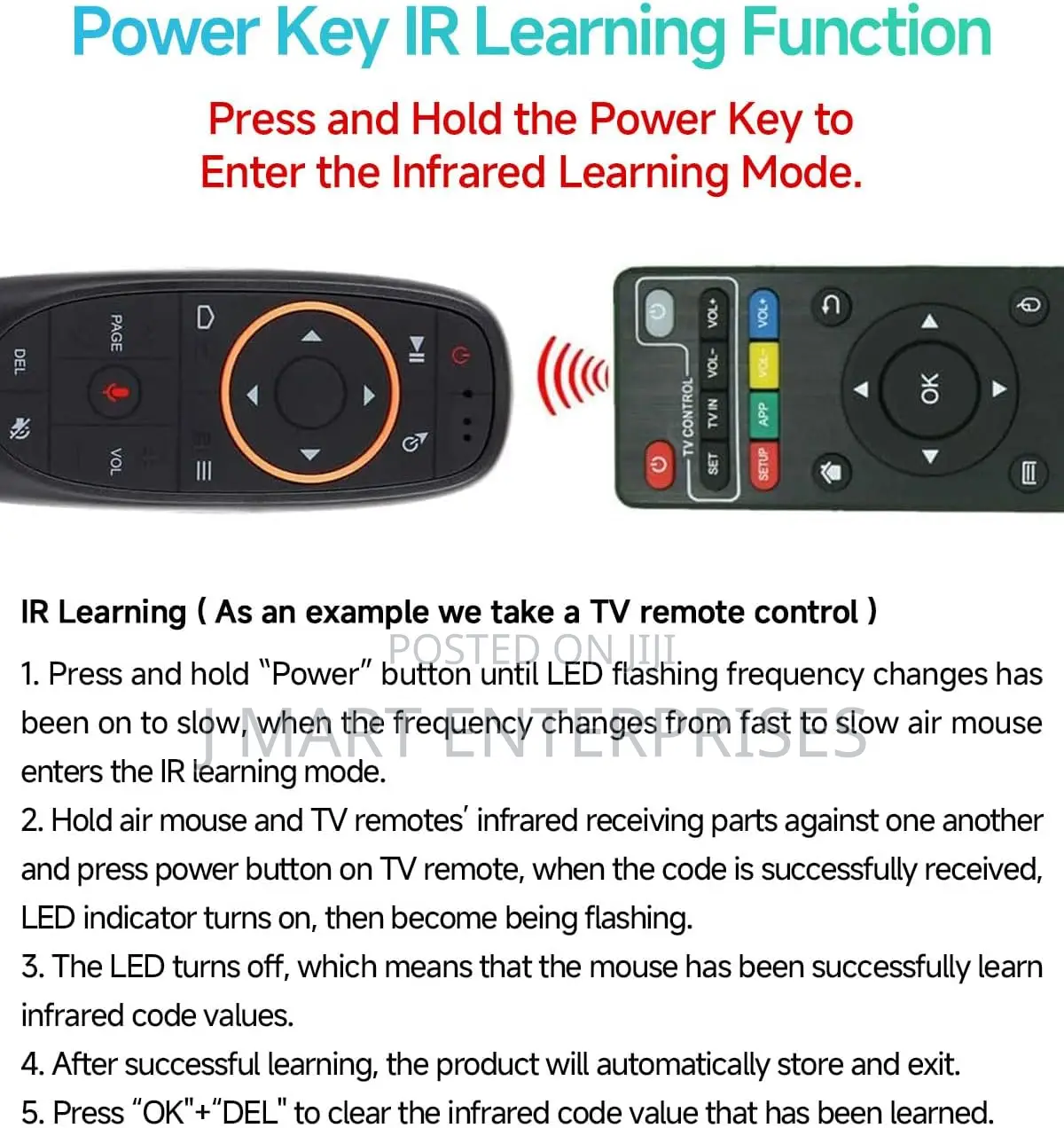 Air Mouse Remote Control, 2.4 GHZ Wireless Voice Remote Contro