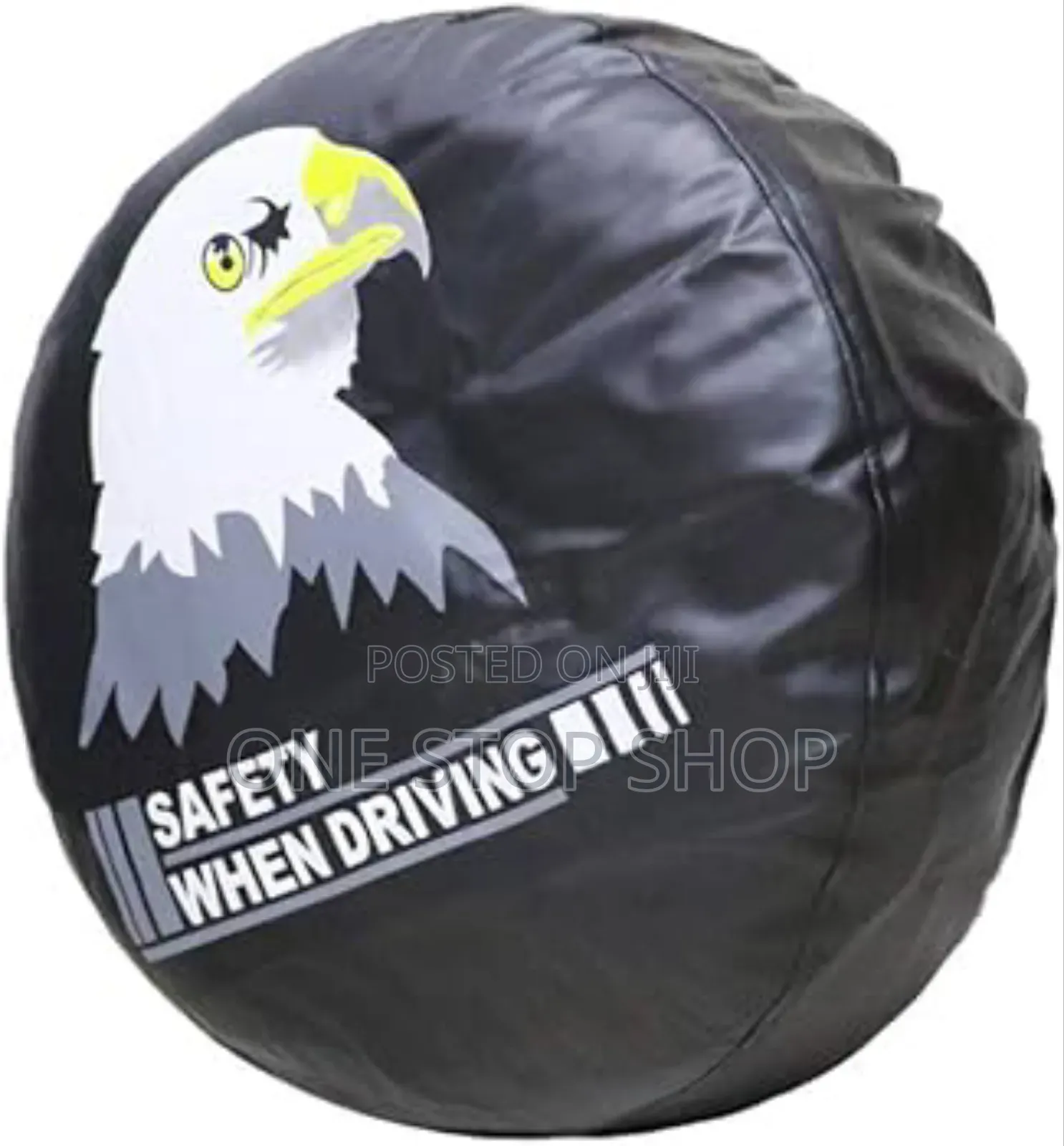 16" Soft Canvas Rear Eagle Spare Wheel Stepney Cover