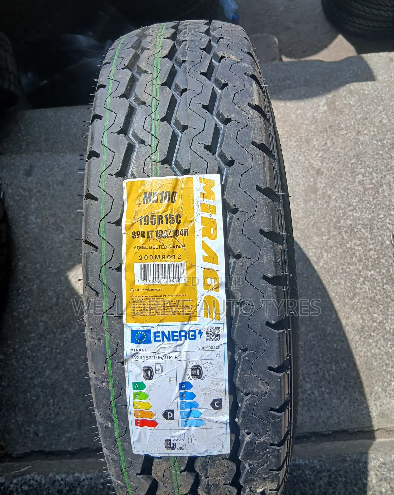 195r15c Mirage Tyres 8pr