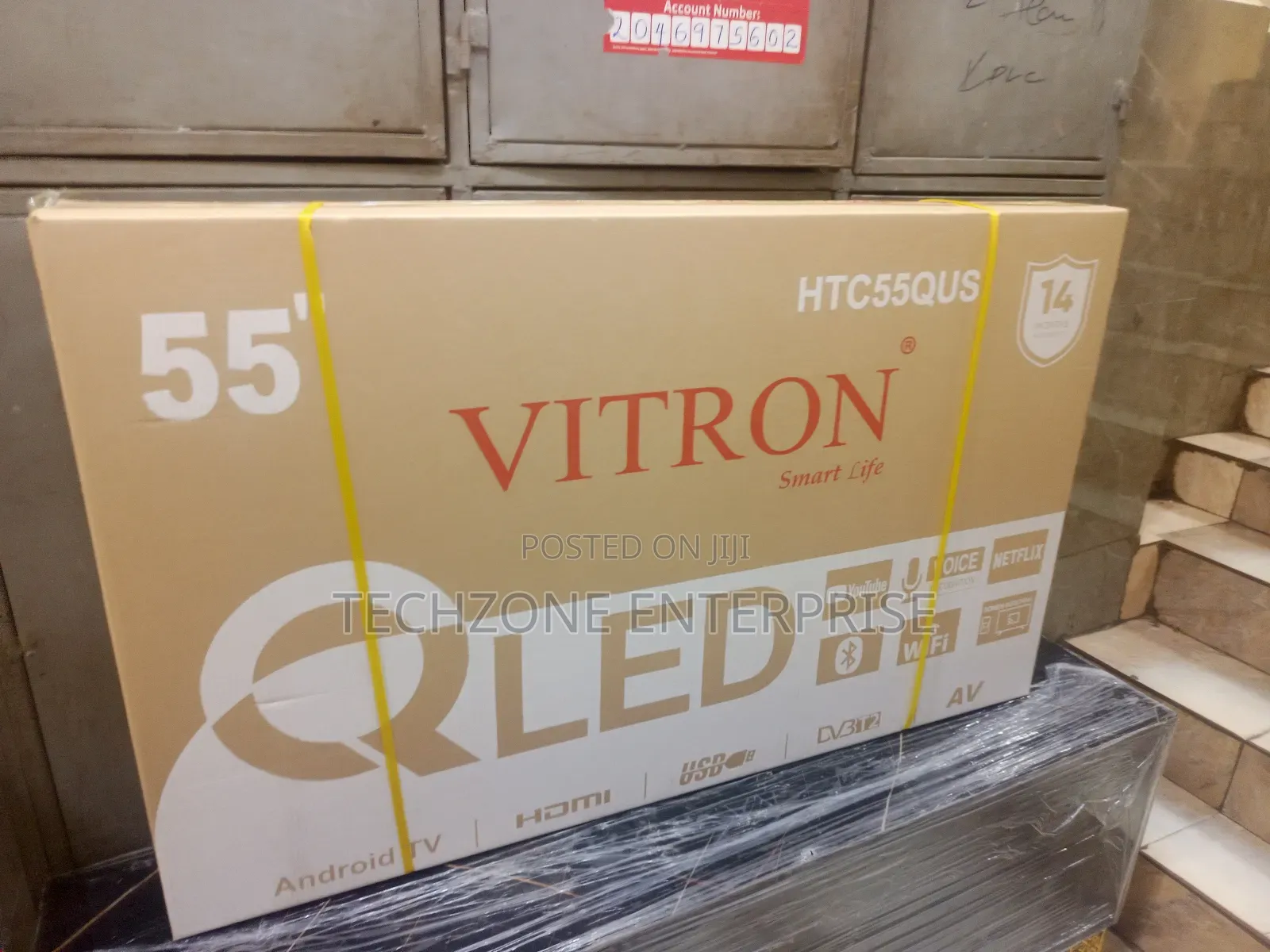 Vitron 55 Inch Qled HTC-55qus With Multiple Ports 