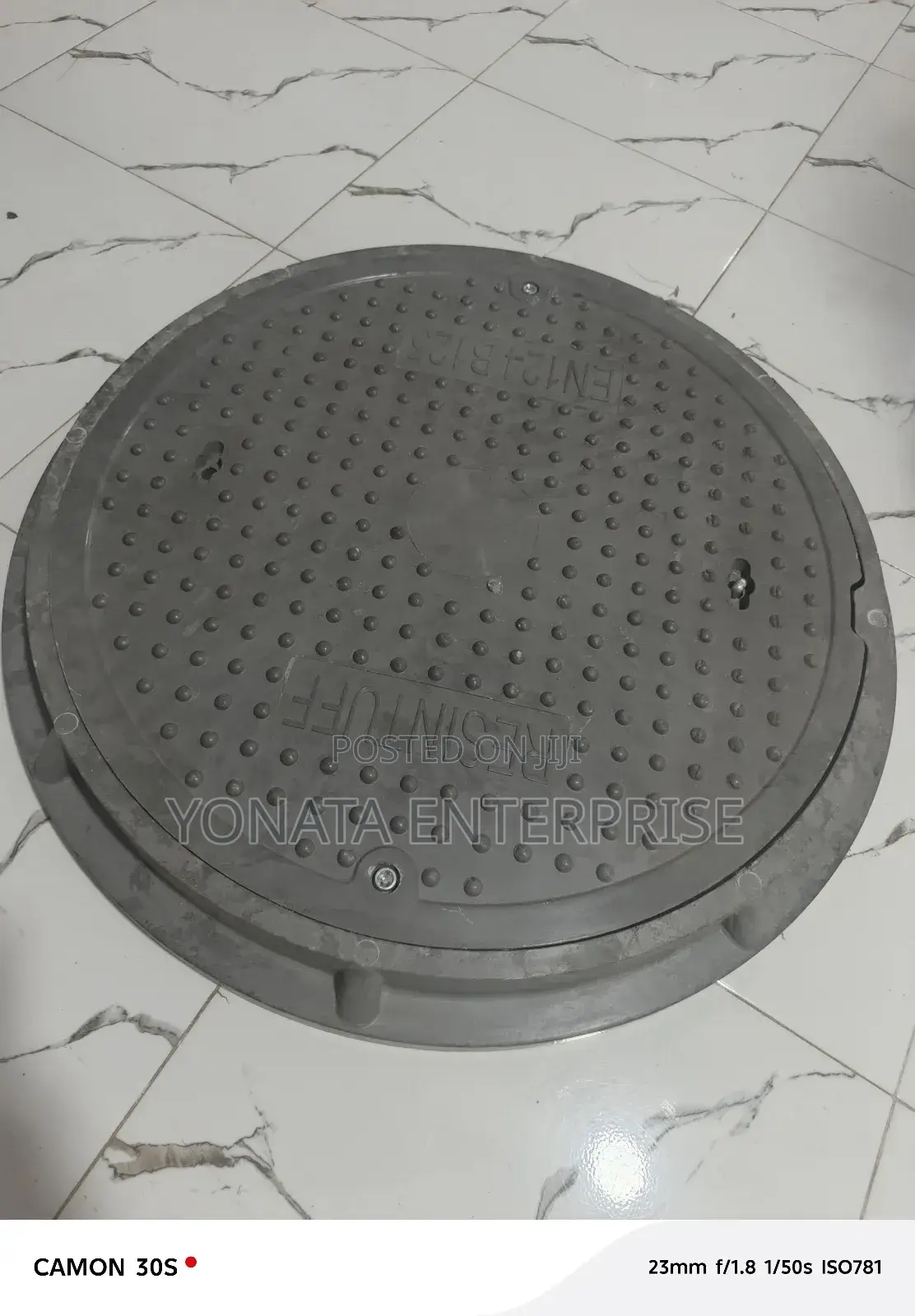 Outdoor 12.5t Circular Manhole Cover (600mm Diameter)