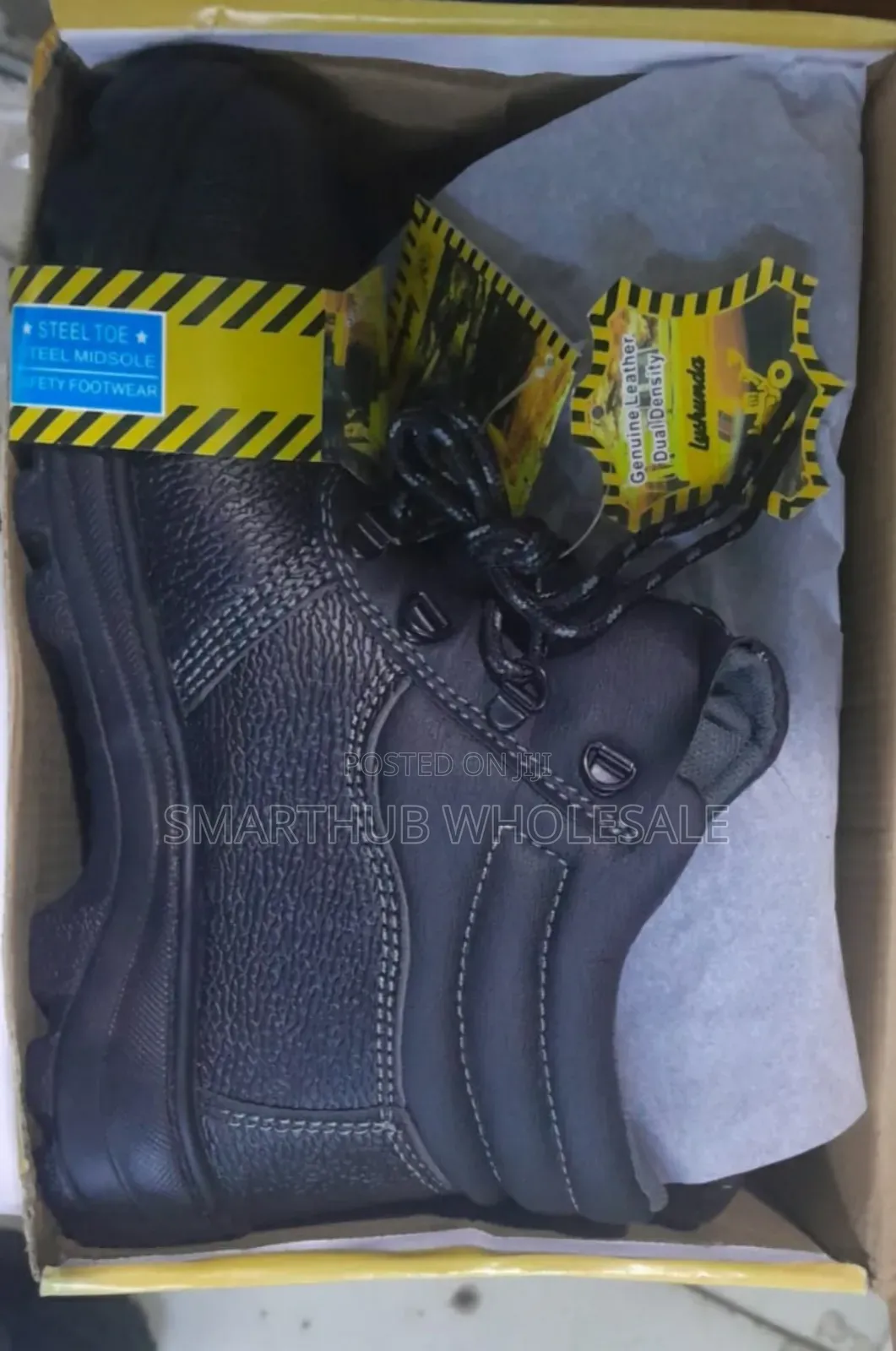 Black Safety Boots Available For Size 37-46