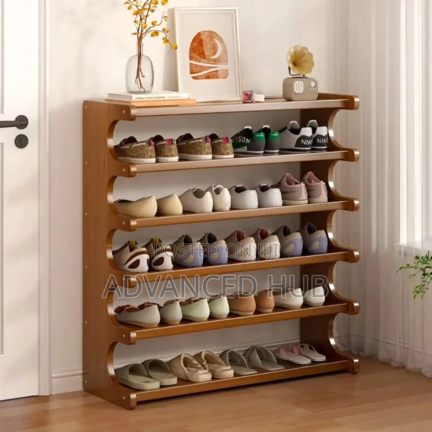 6 Layer Bamboo Shoe Rack