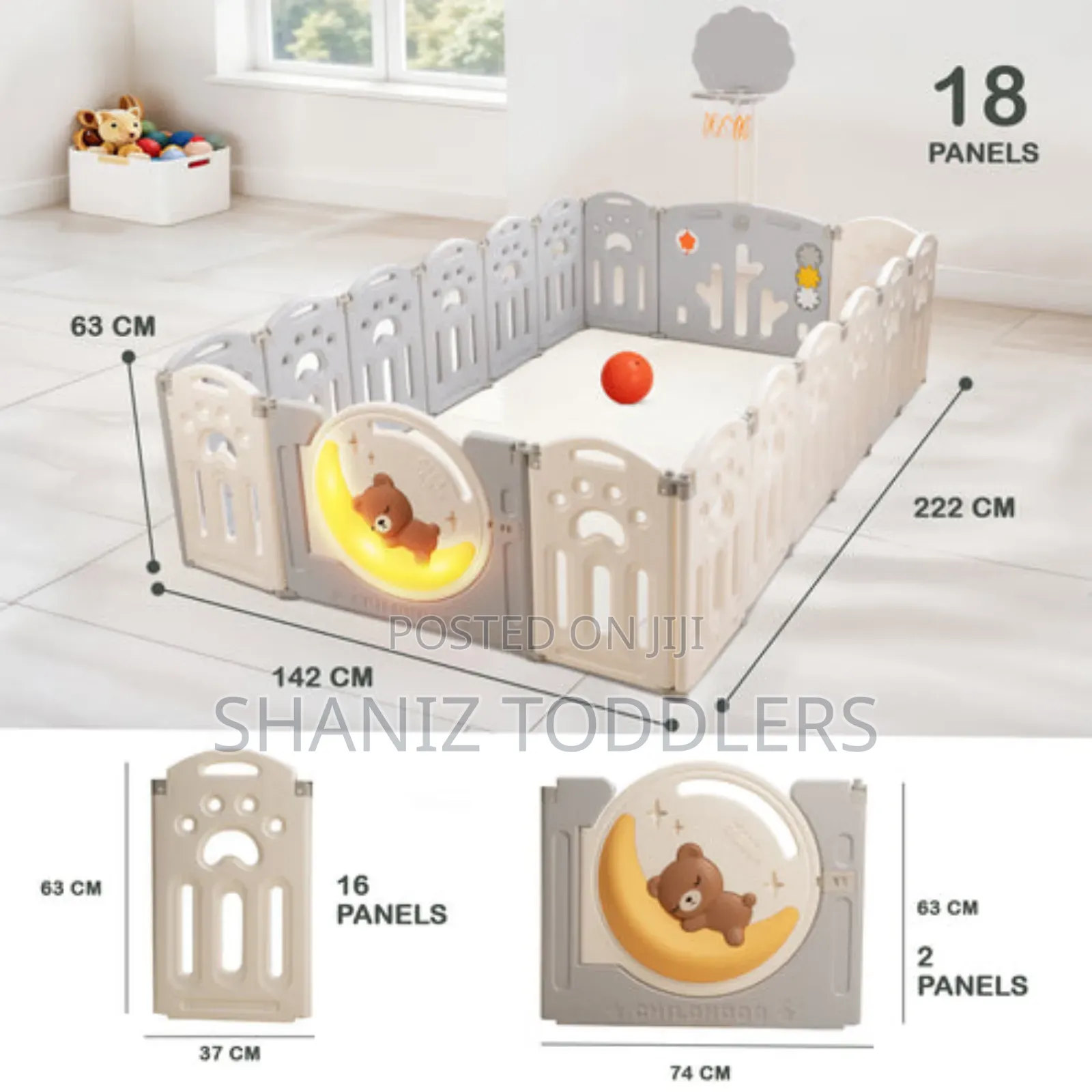 Kids Plastic Playpen Yard