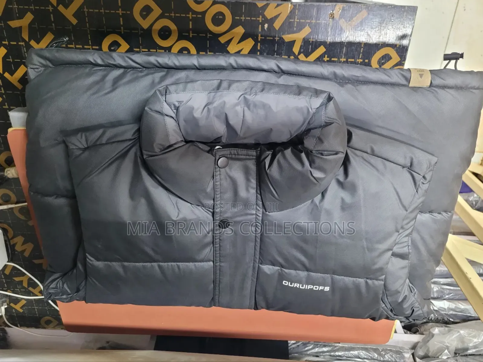 Black Executive Puff Jacket
