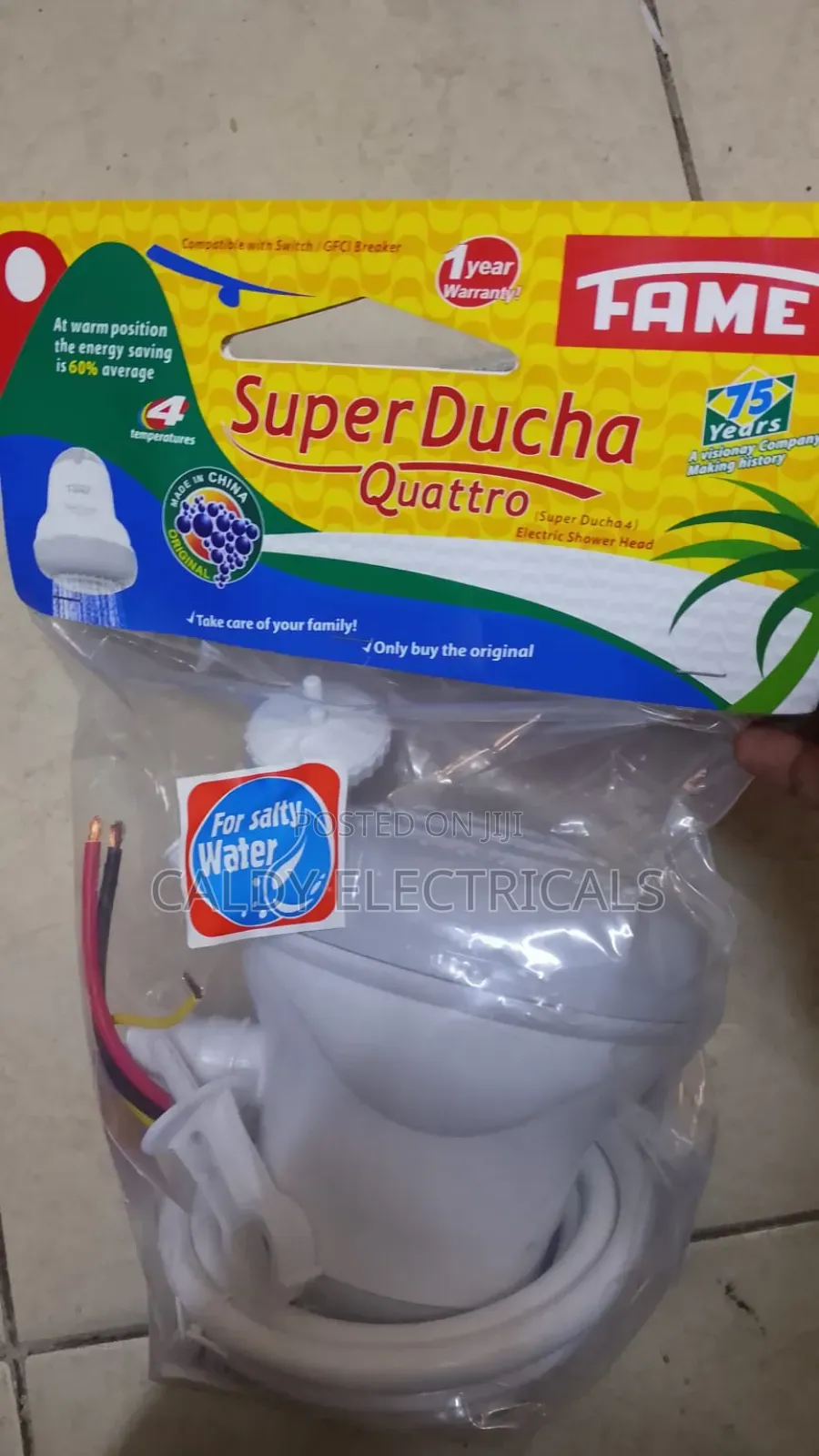 Fame Super Ducha Quattro Electric Shower Head