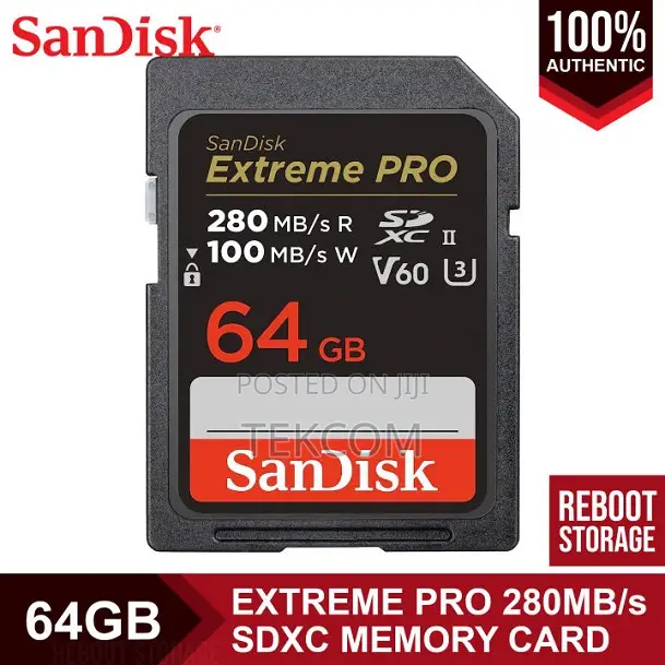 Sandisk 64gb 280mb/S Extreme Pro