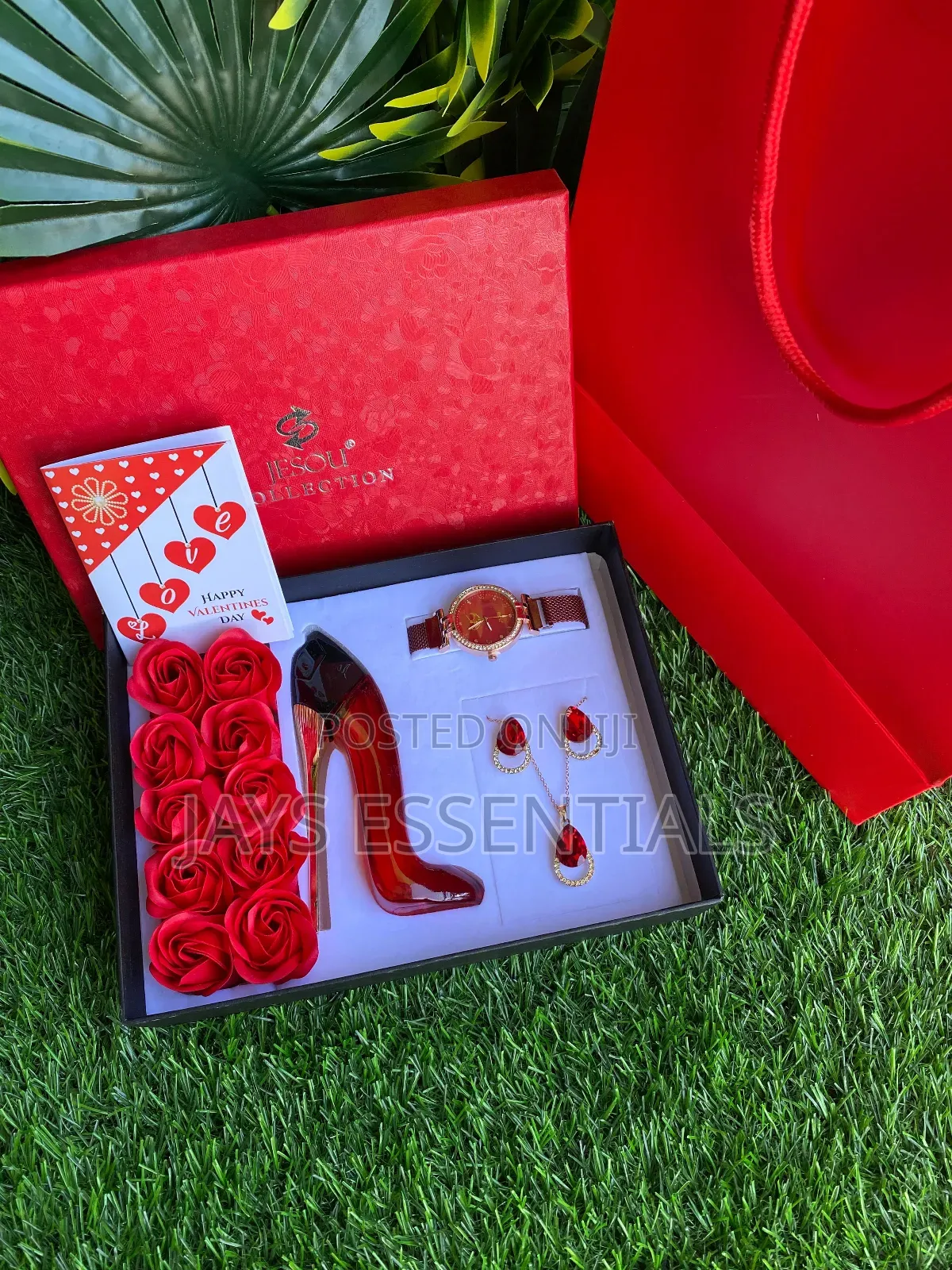 Ladies Perfume Jewellery Valentines Gift Set