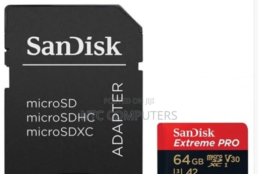 Sandisk 64gb Extreme Pro 200mbps/90mbps Micro Sd With Adaptor