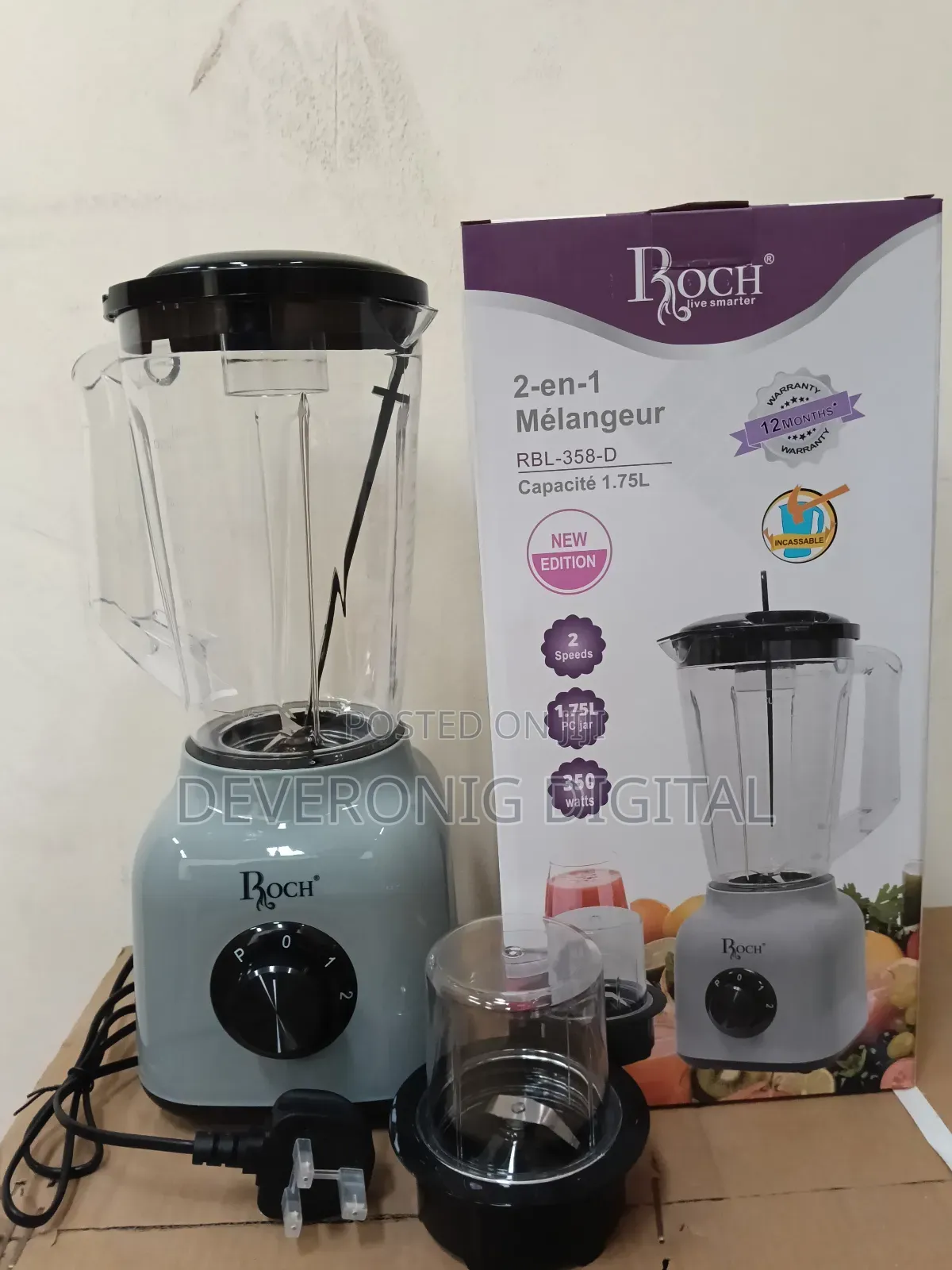 Roch 2 in 1 Blender-Grinder