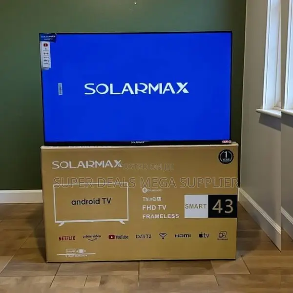 Solarmax 43 Inch Qled Smart Android Tv Wifi Netflix Youtube