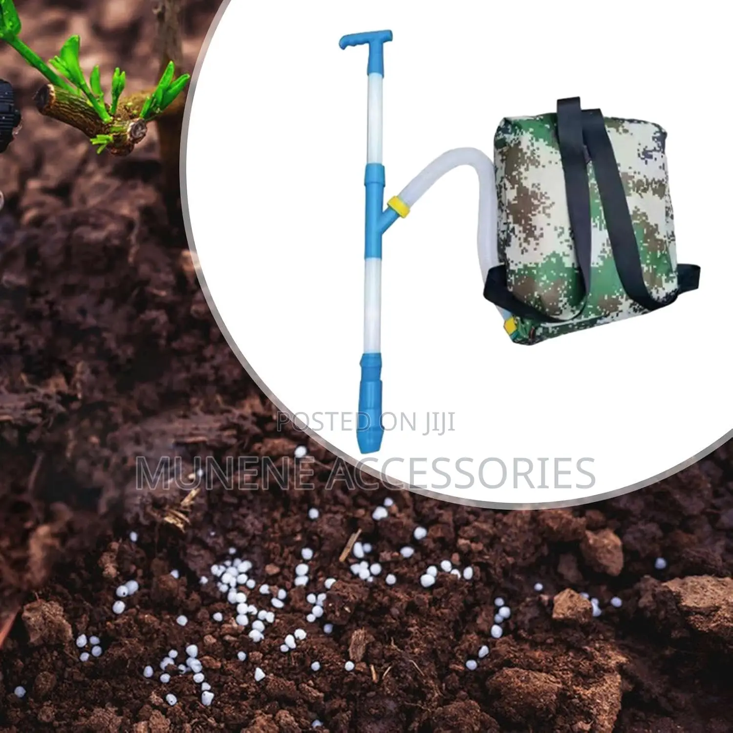 Fertilizer Application Spreader Handheld Granular Fertilizer Backpack