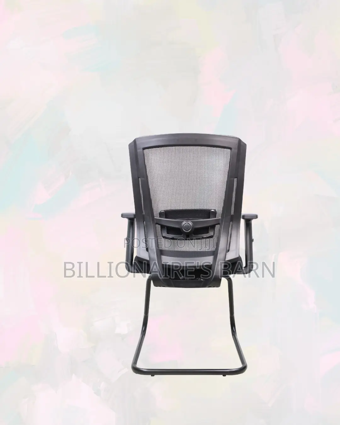 Black Visitor Chair | Without the Drama | Powder-Coated Steel