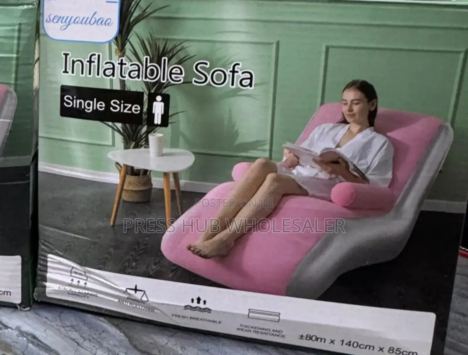 Plush Inflatable Sofa.*