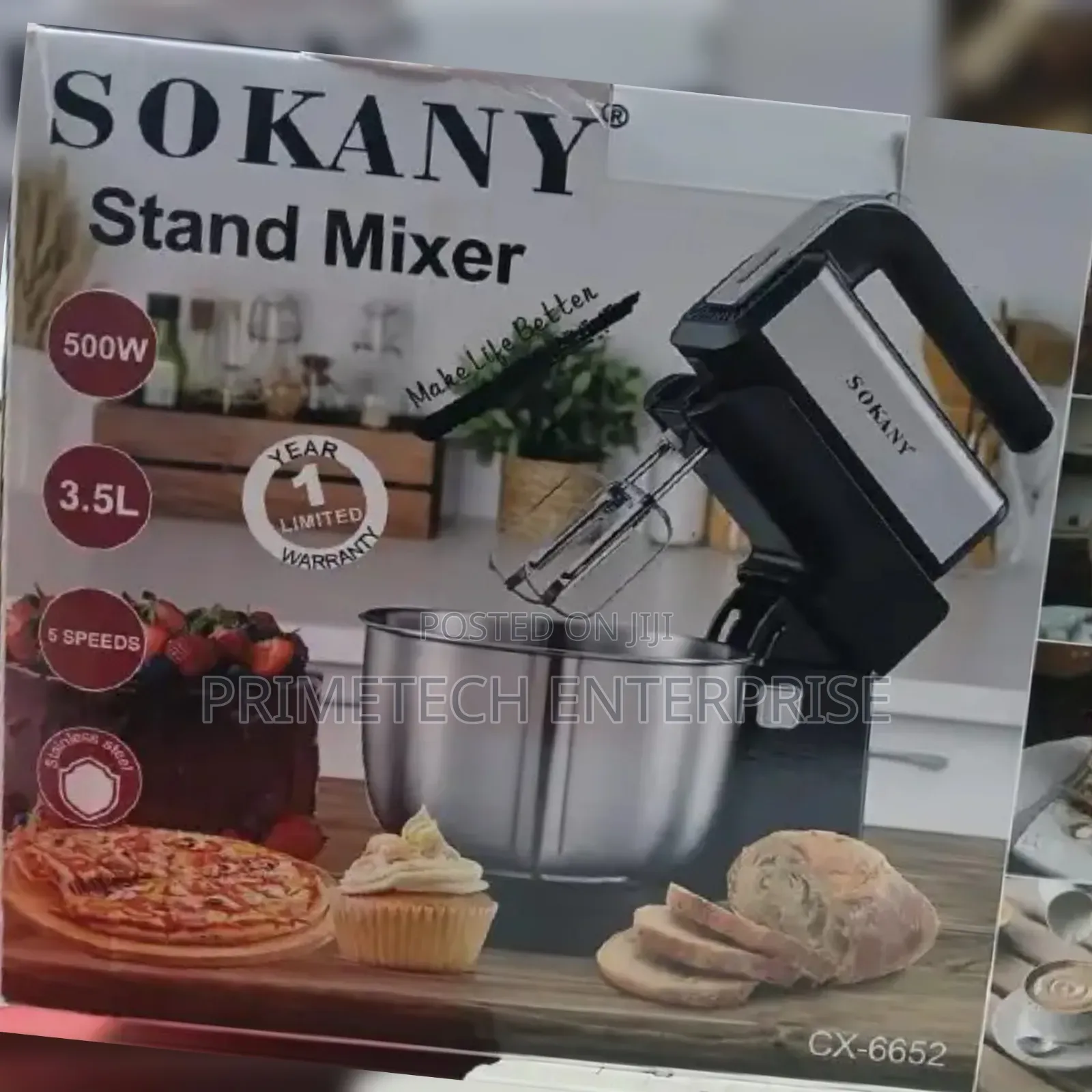 Sokany Bowl Mixer 3.5l