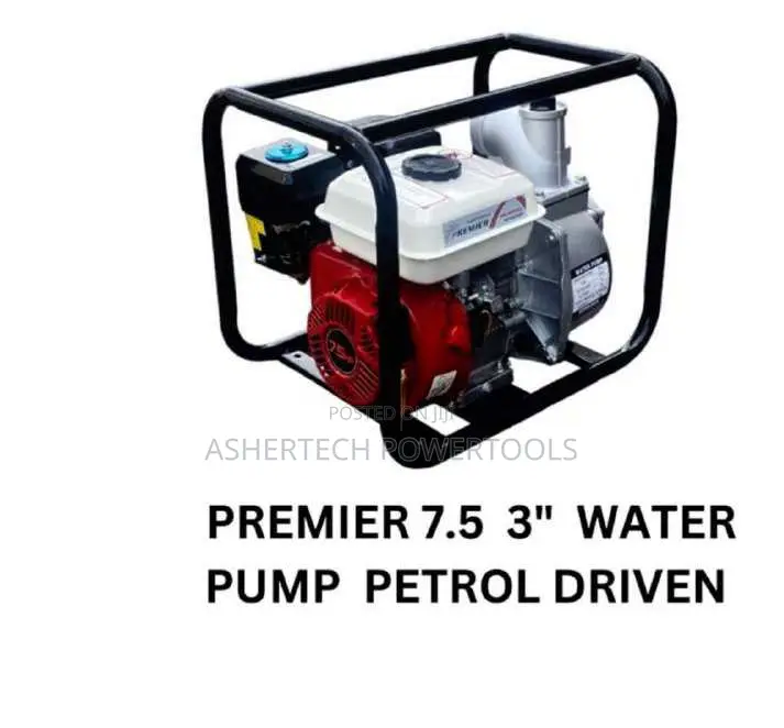 Premier 7.5 Hp 3" Petrol-Driven Water Pump.