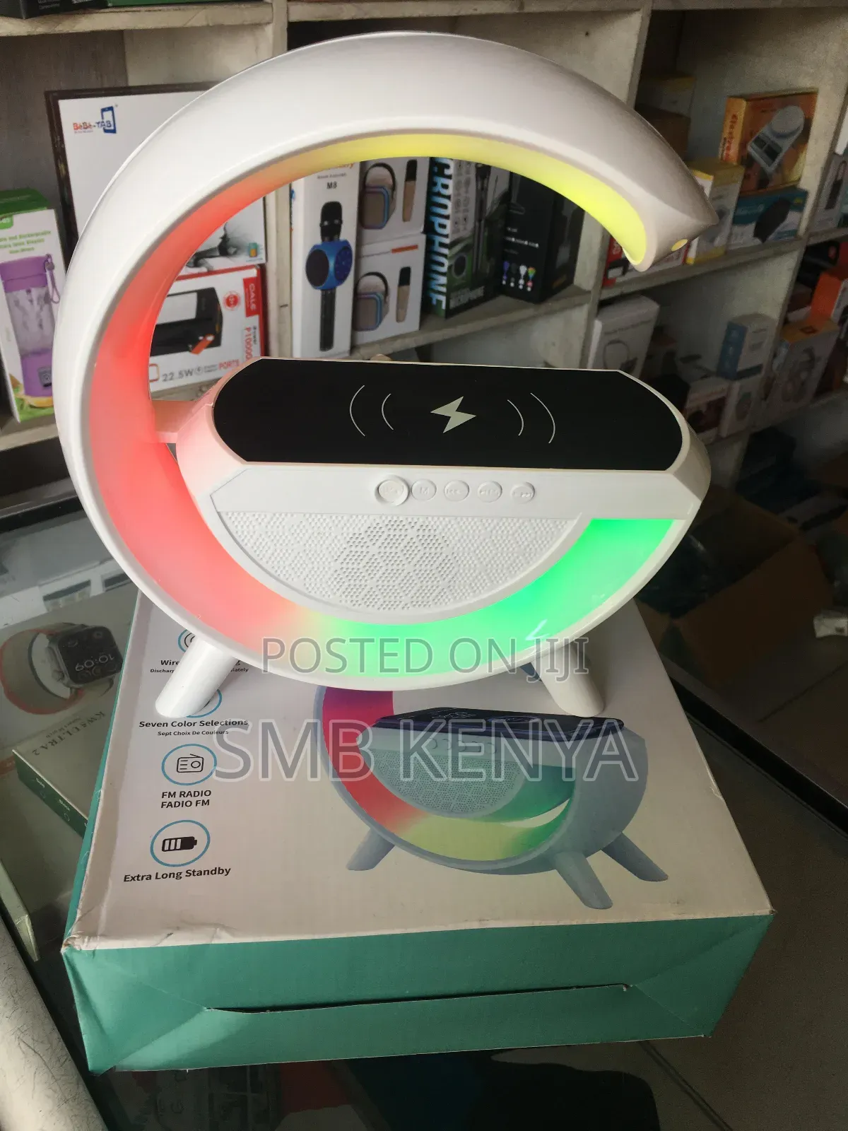 Led Wireless Charging Speaker