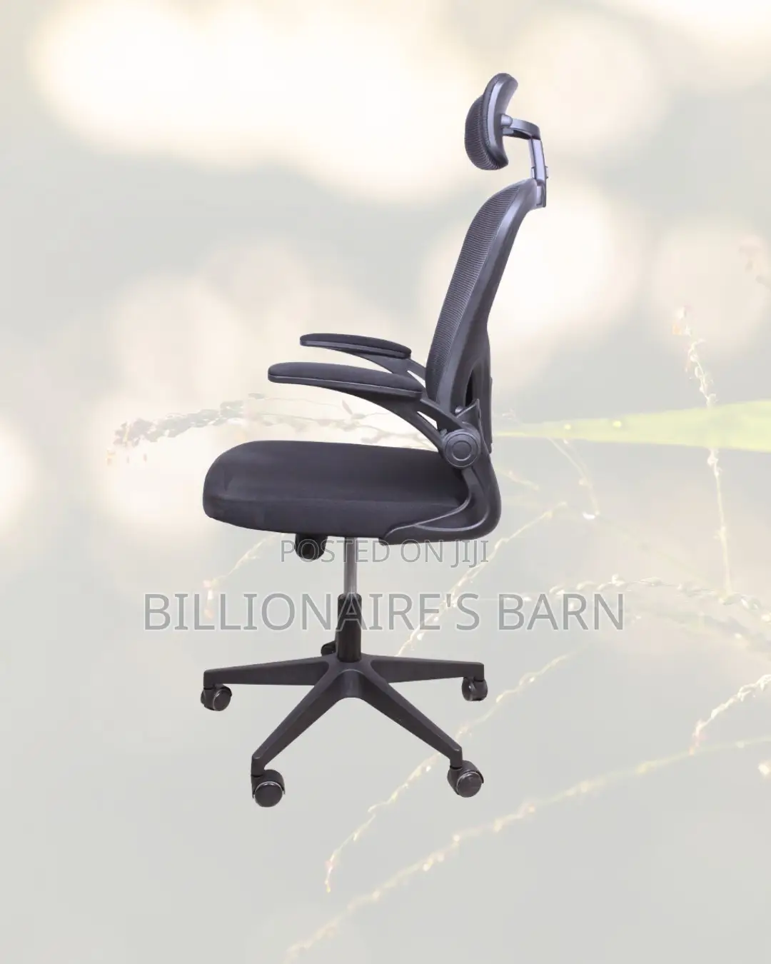 Grey Ergonomic Mesh Chair | Adjustable for Different Desk Heights |