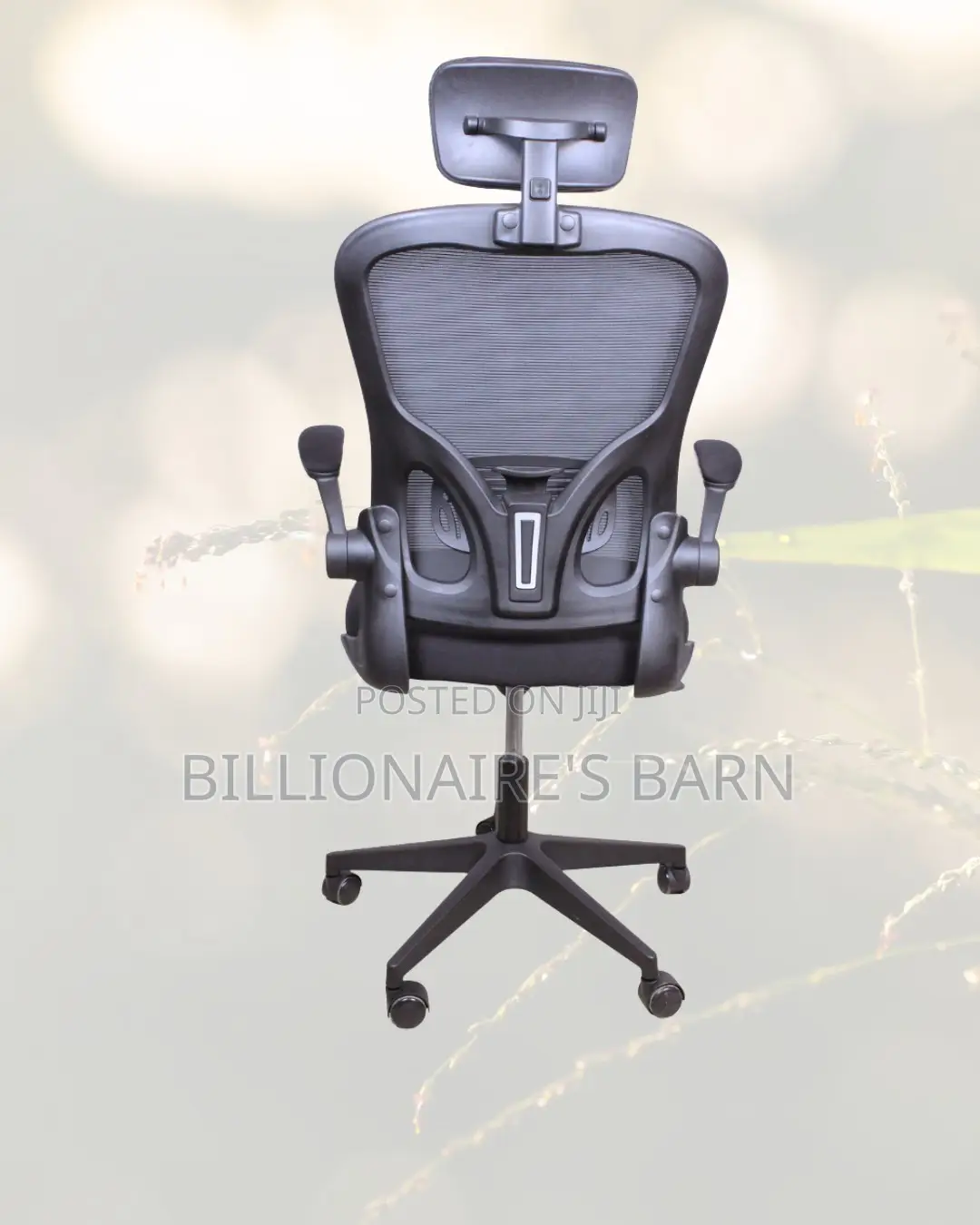 Grey Ergonomic Mesh Chair | Adjustable for Different Desk Heights |