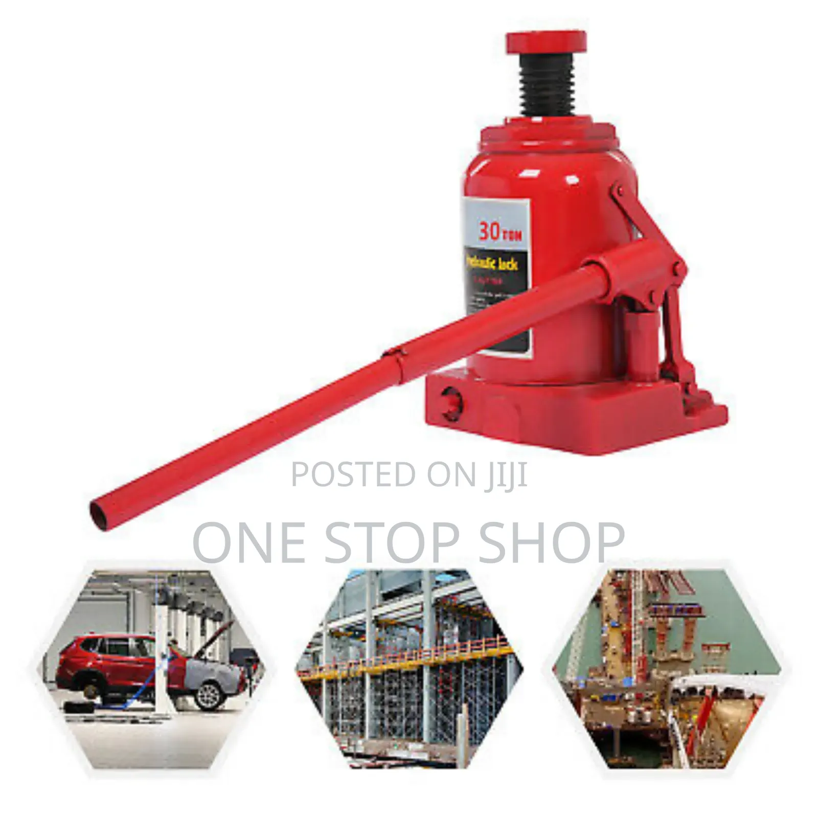 30ton Hydraulic Jack With Safety Bypass Valve