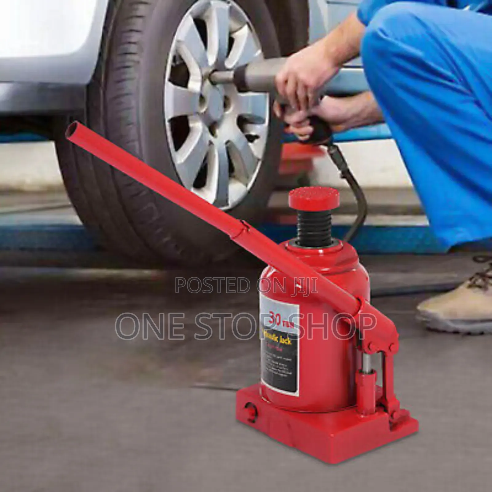 30ton Portable Hand Cranked Hydraulic Bottle Jack