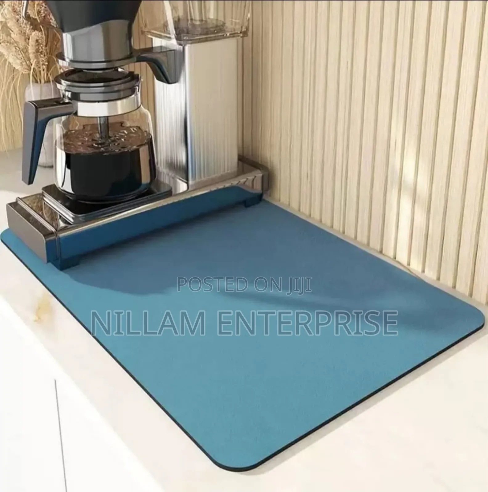 Super Absorbent Nonslip Drain Dish Drying Mat.