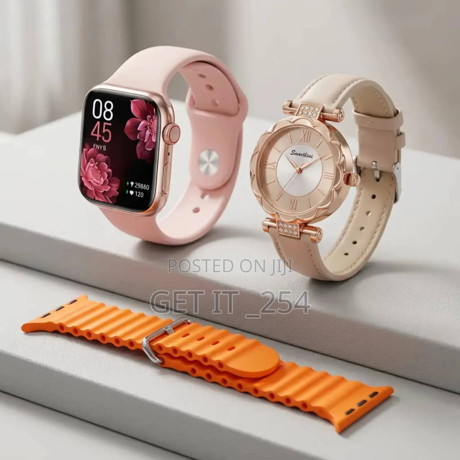 2 In 1 Strap Smart Watch With Free Earpods😌*!!

▪Making Calls