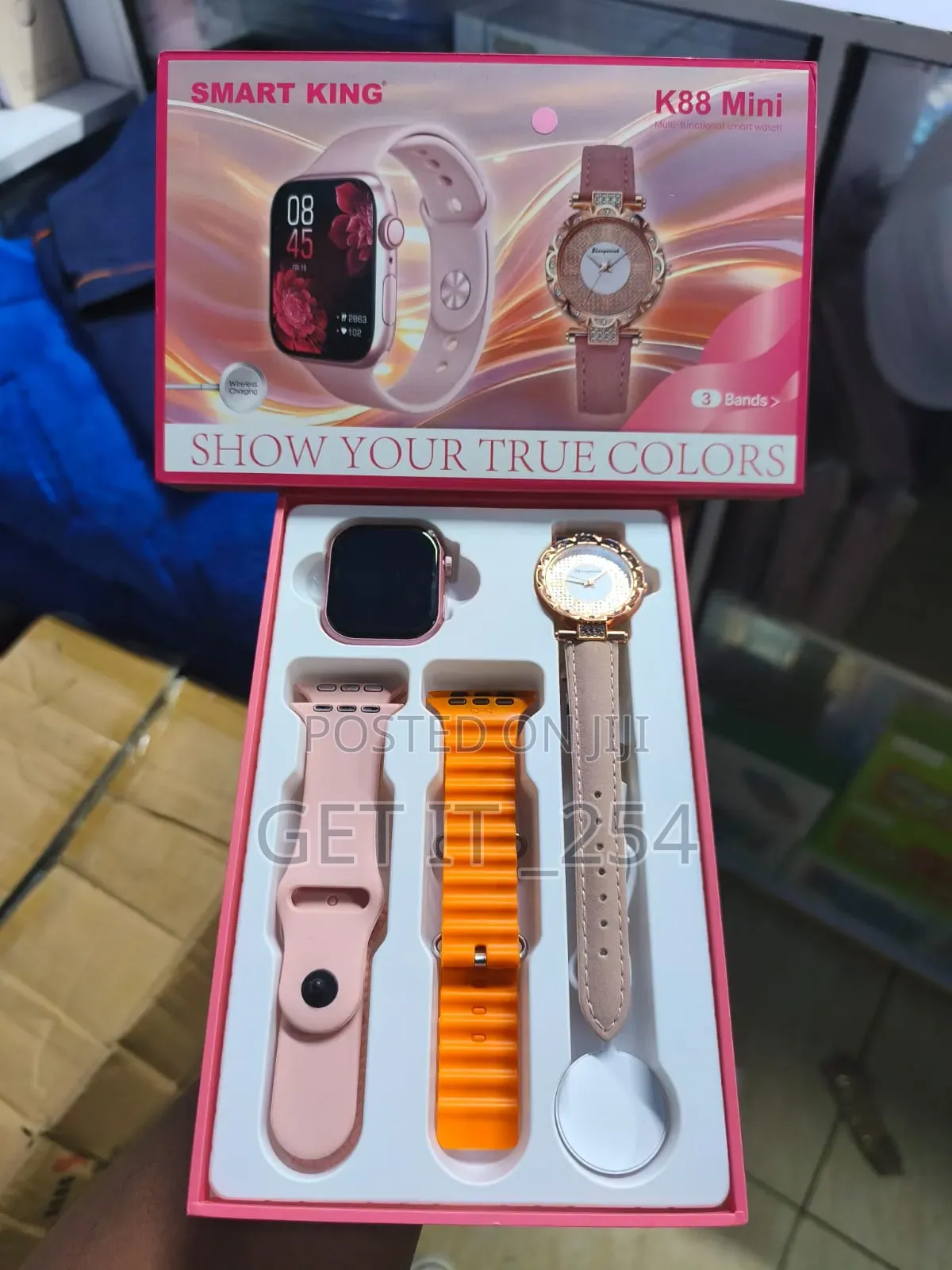 2 In 1 Strap Smart Watch With Free Earpods😌*!!

▪Making Calls