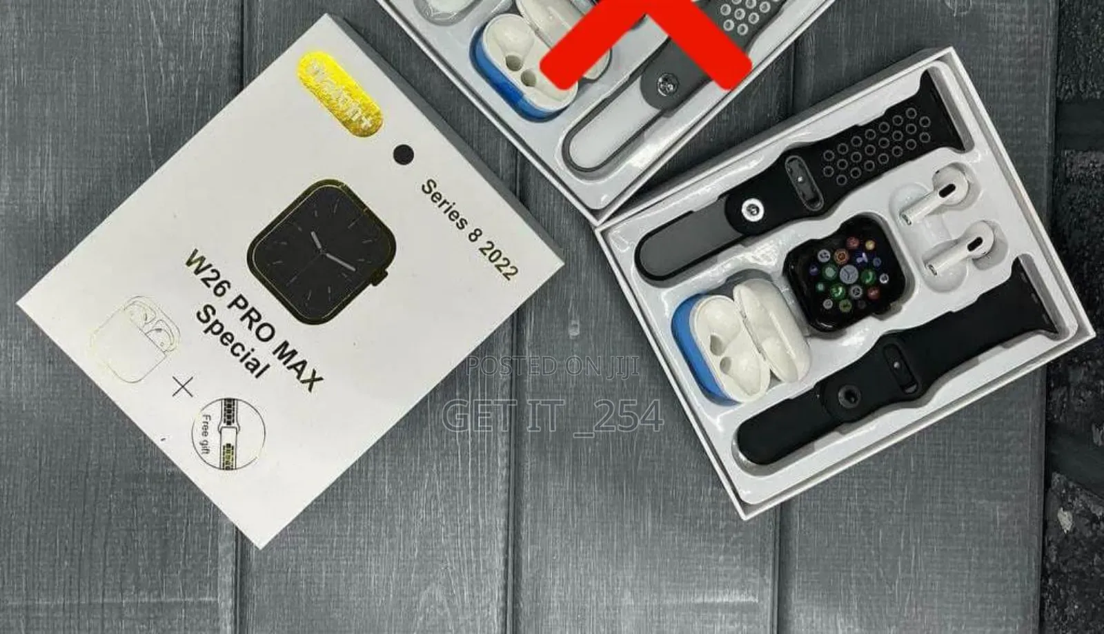 2 In 1 Strap Smart Watch With Free Earpods😌*!!

▪Making Calls