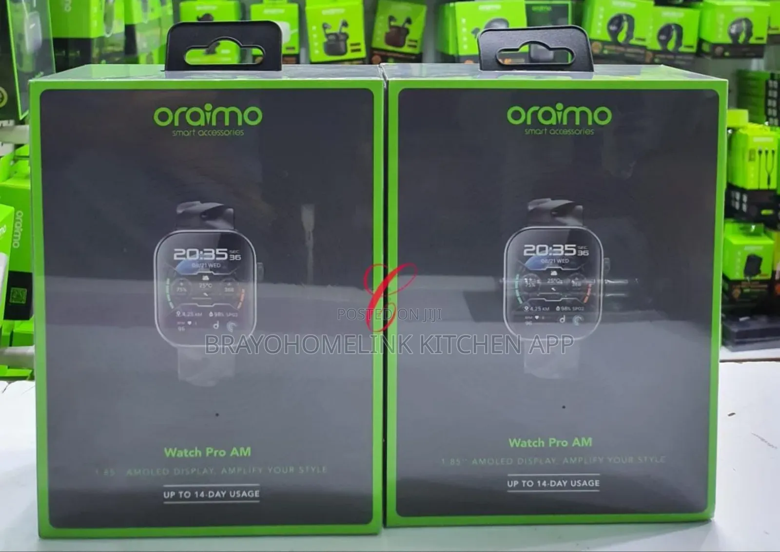 Oraimo Watch Pro Am Osw-811h 1.85′′ Amoled Ip68 Smart Watch