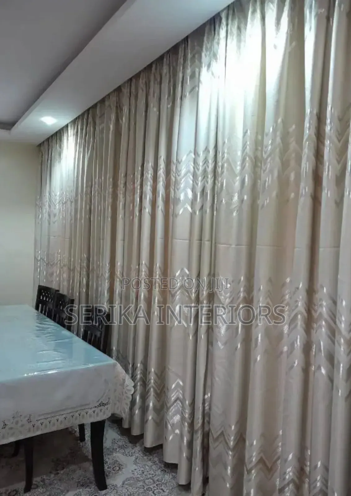 Crram Baige Curtains Curtains Environmental Friendly Robertson's
