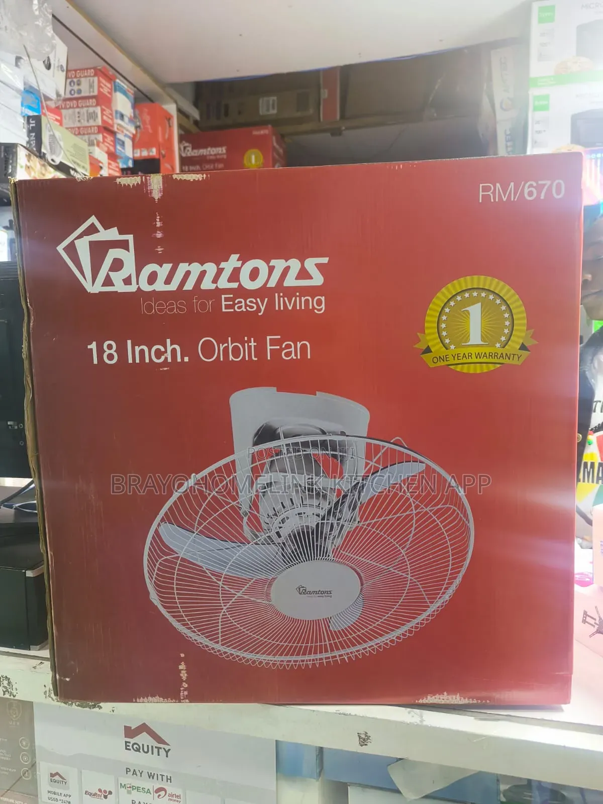 Ramtons 18 Inches Orbit Fan