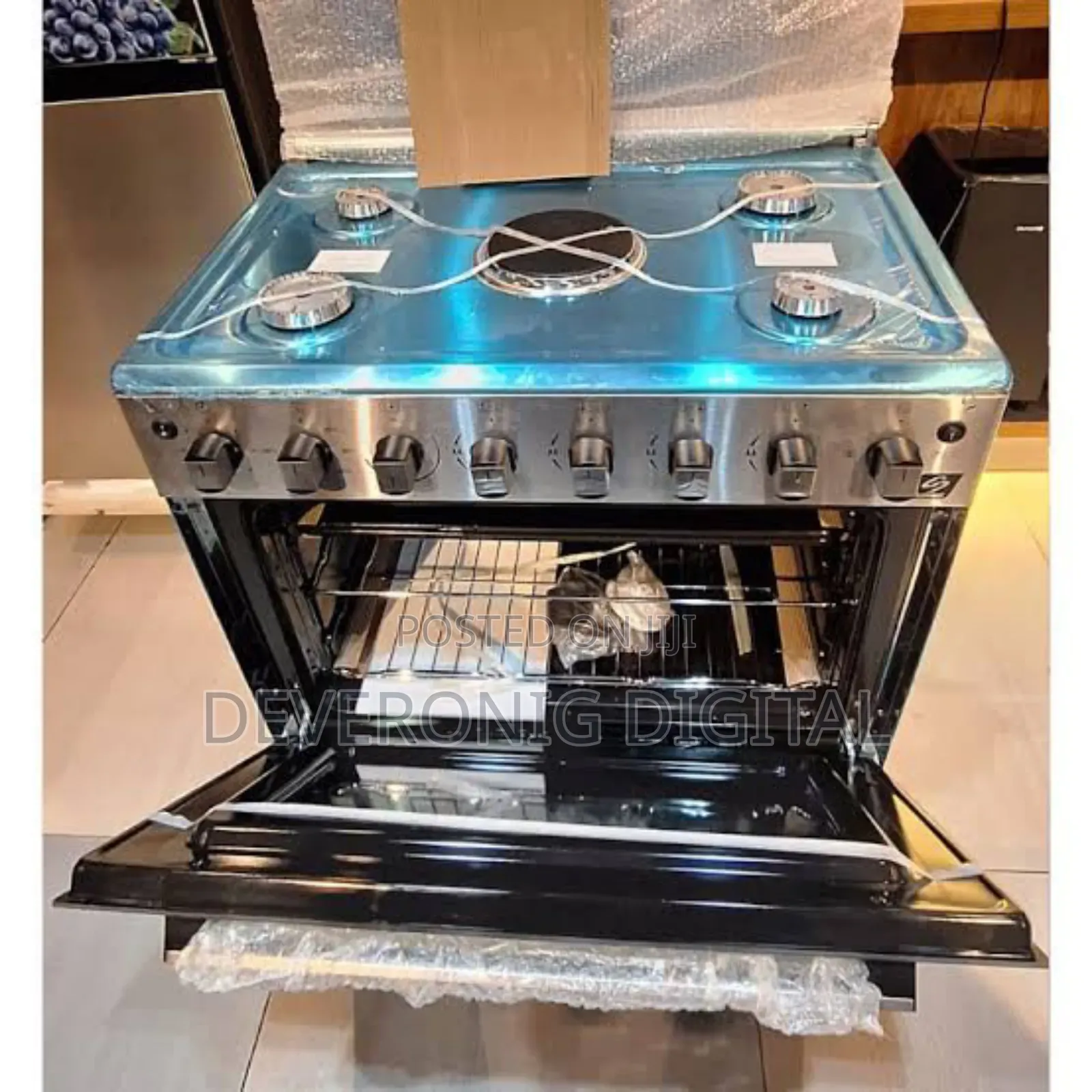 60*90 Starworth 4+1 Stainless Steel Cooker Electric Oven Electric