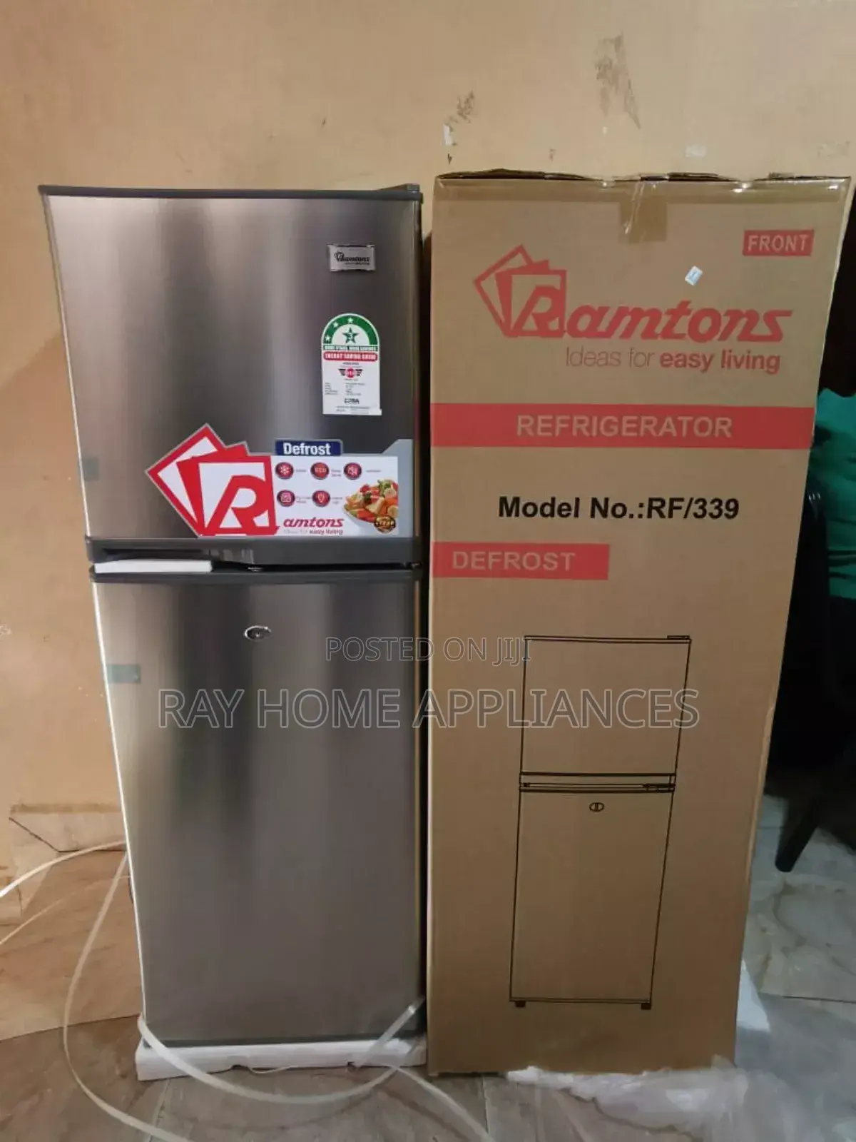 138 Litres Ramtons Double Door Refrigerator