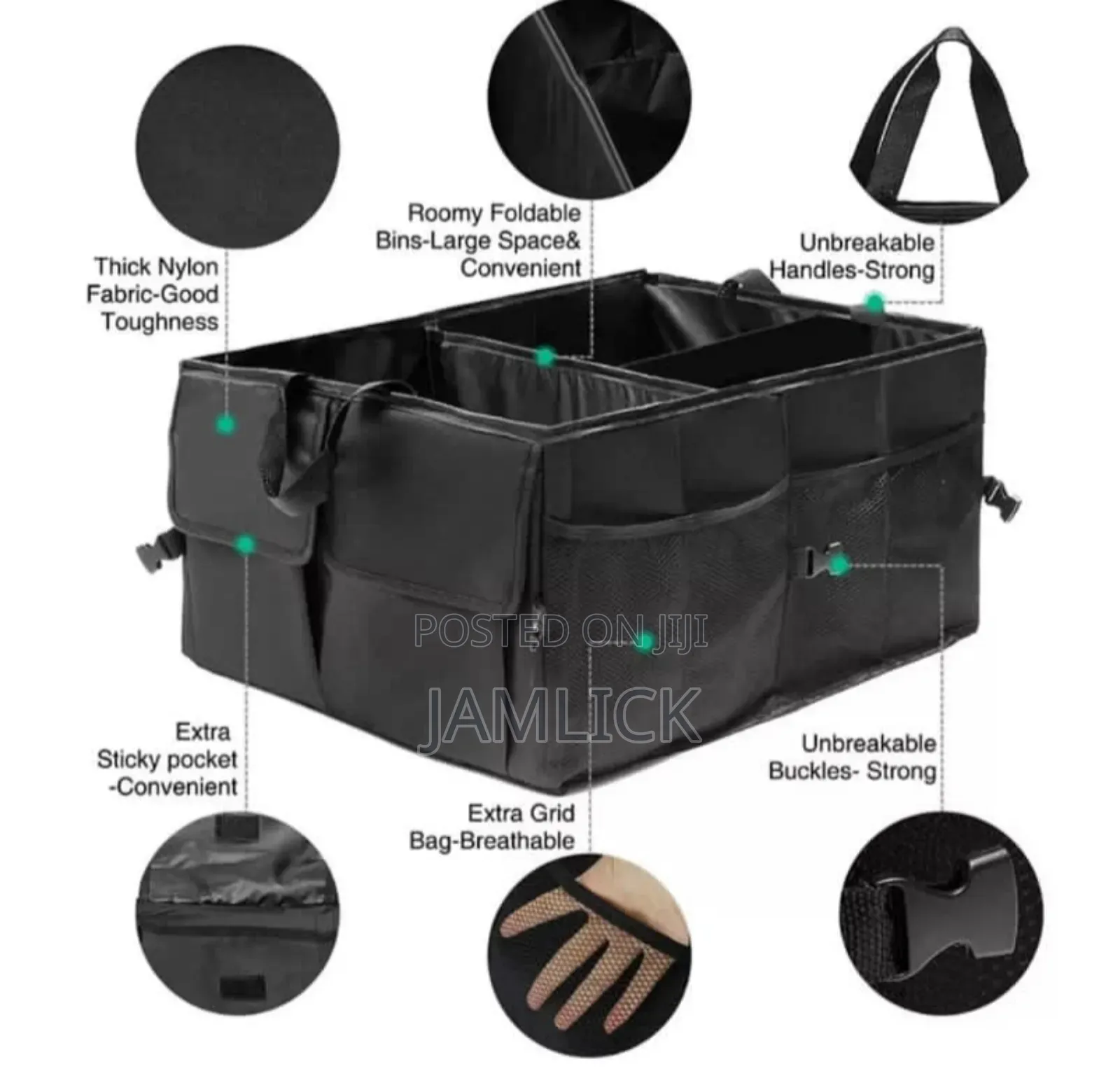 Large Car Boot Organizer - Cr