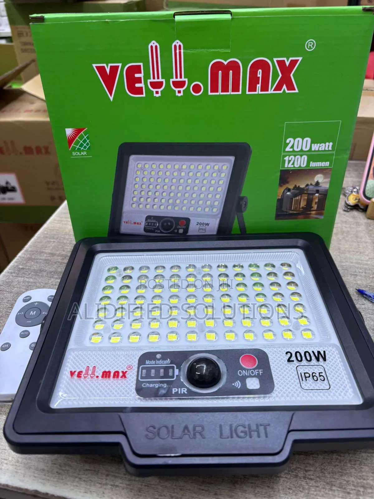 Ip65 Solar Light 200w With Motion Sensor
