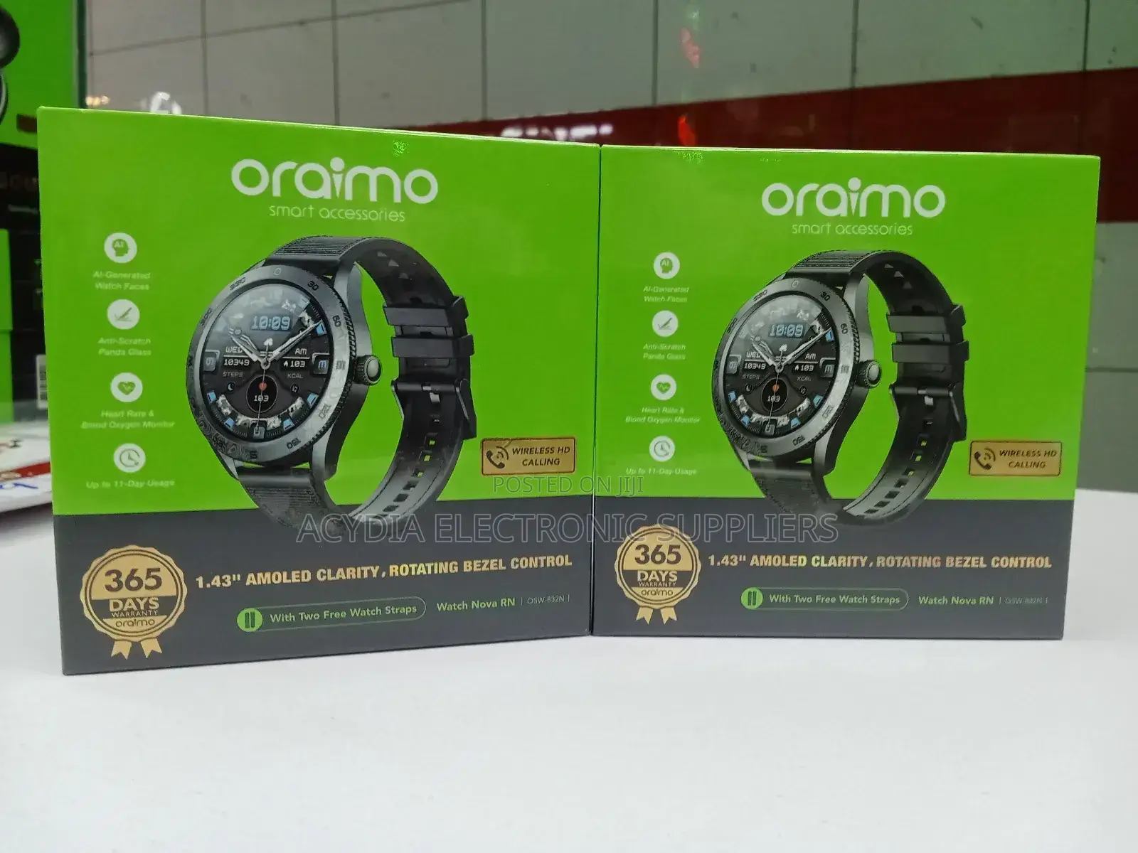 Oraimo Watch Nova Rn Osw-832n 1.43" Amoled Smart Watch