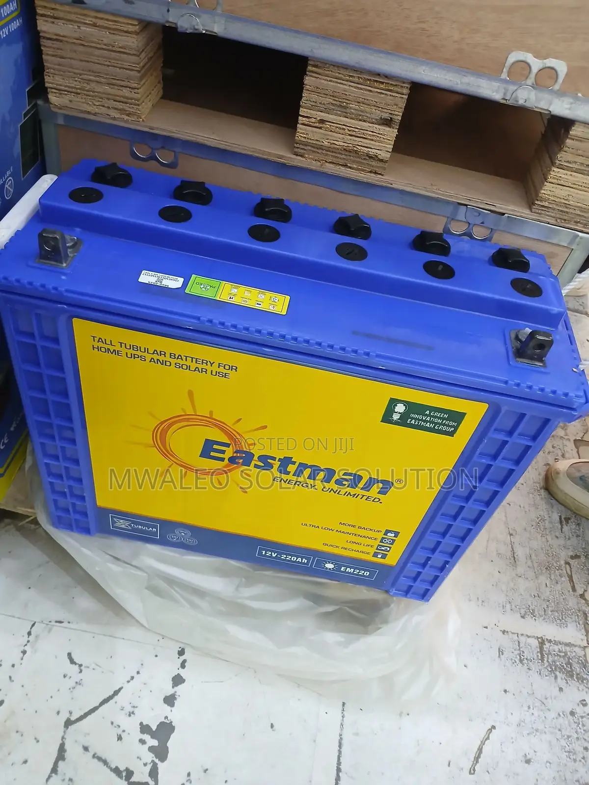 200ah Eastman Tall Tubular Battery