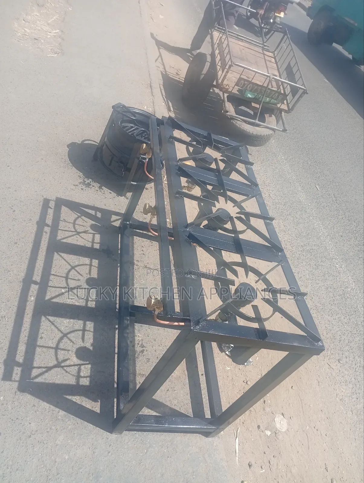 High Pressure Mild Steel Three Burner.