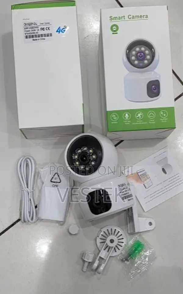 V380 Pro Wireless 4g Sim Card Dual Lens 4mp Ip Night Vision CCTV V380