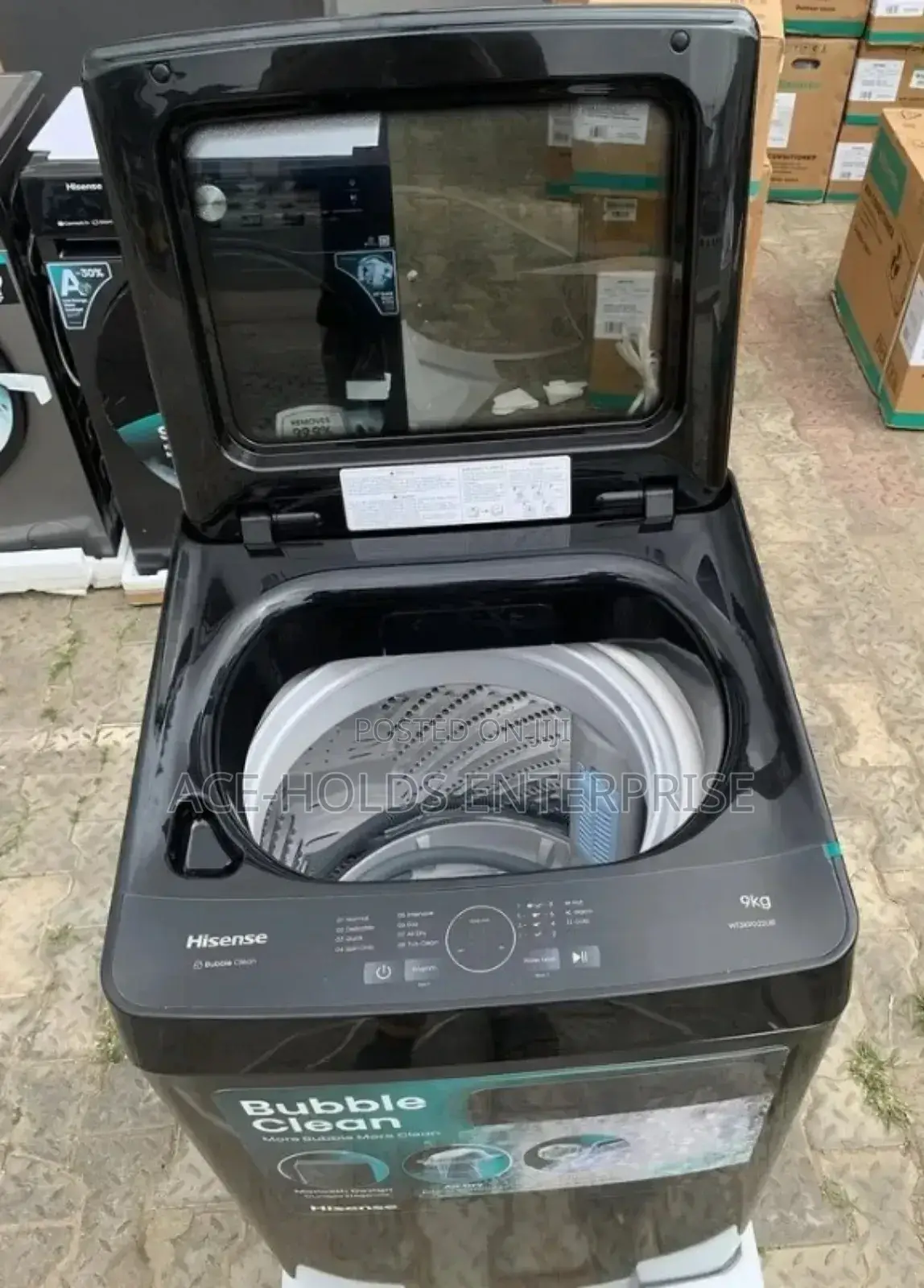 Hisense 9kgs Top Load Full Automatic Washing Machine
